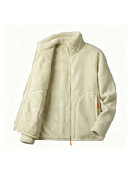 Relaxed Mock Neck Full-Zip Jacket