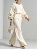 FLORAL CUFF TWO PIECE SET