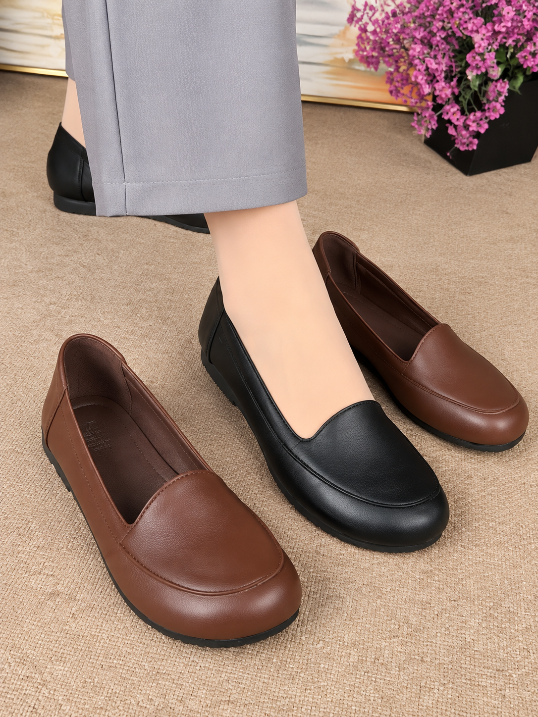 Soft and Comfortable Leather Shoes for Women