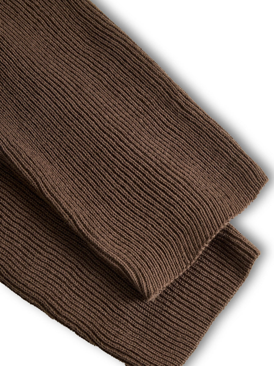 Fashion Round Neck Knitted Skirt Set