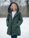 Quilted Hooded Winter Jacket