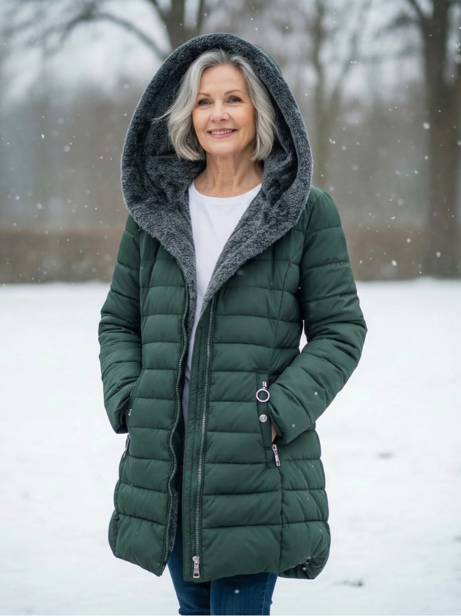 Quilted Hooded Winter Jacket