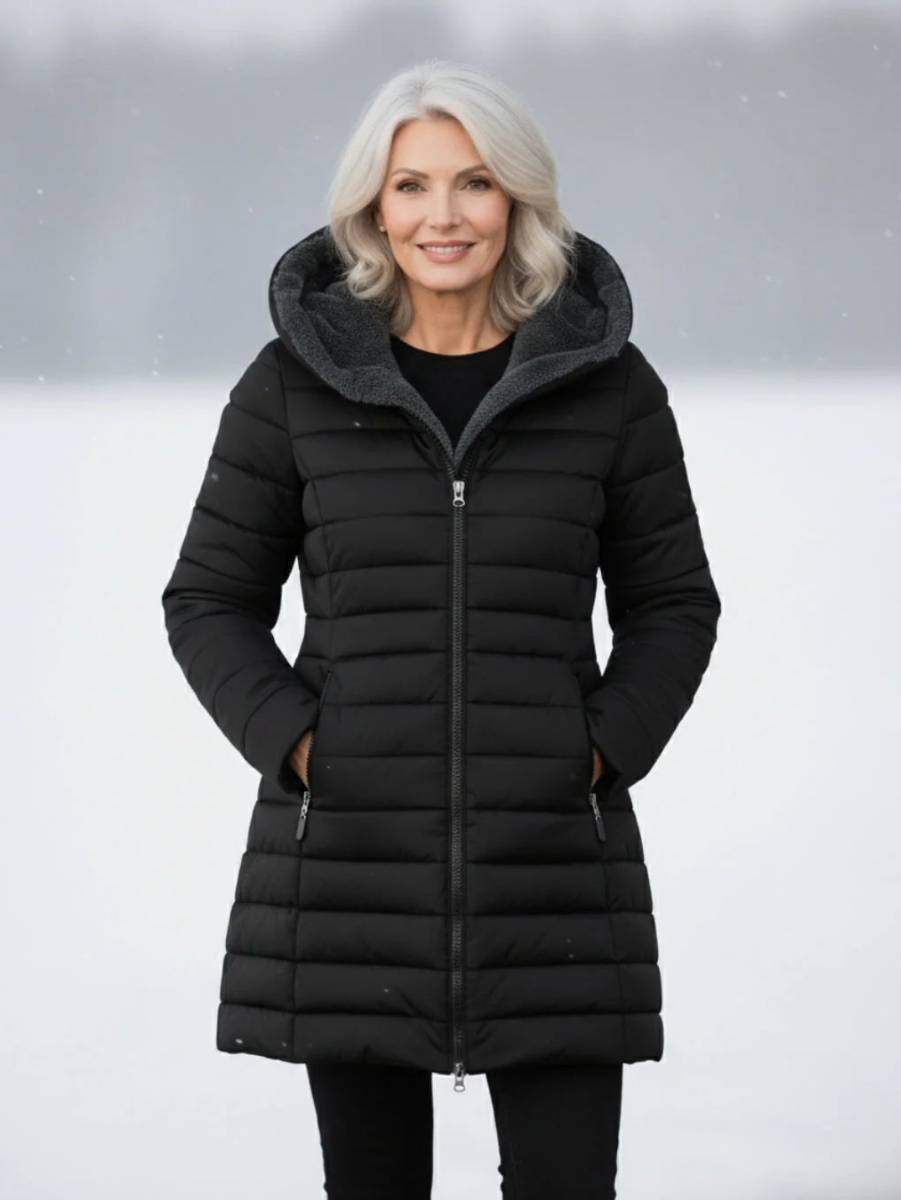 Quilted Hooded Winter Jacket