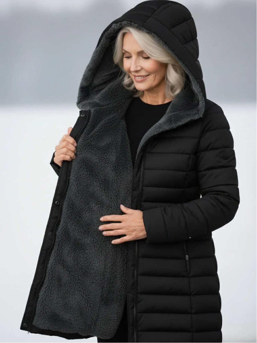 Quilted Hooded Winter Jacket