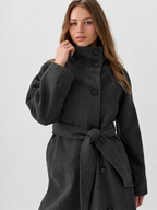 Oversized Belted Long Coat