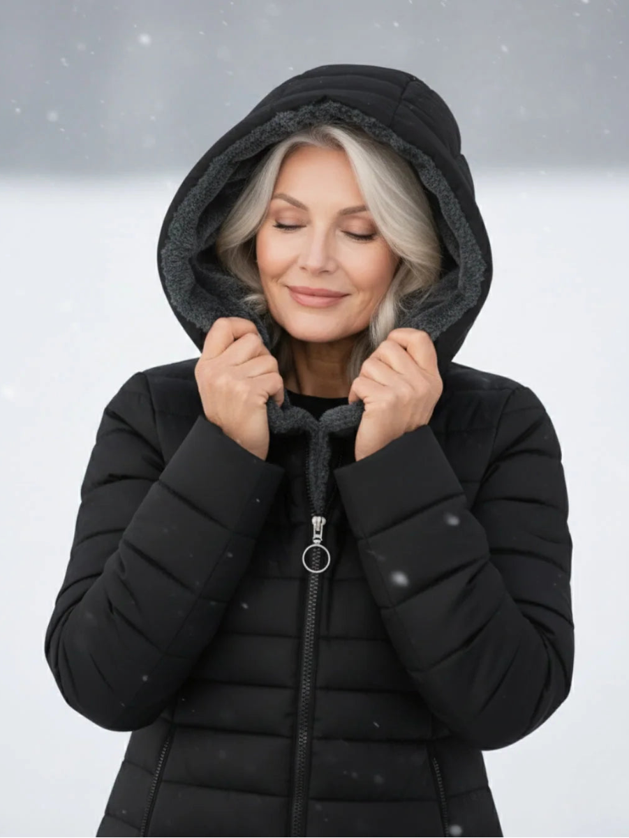 Quilted Hooded Winter Jacket