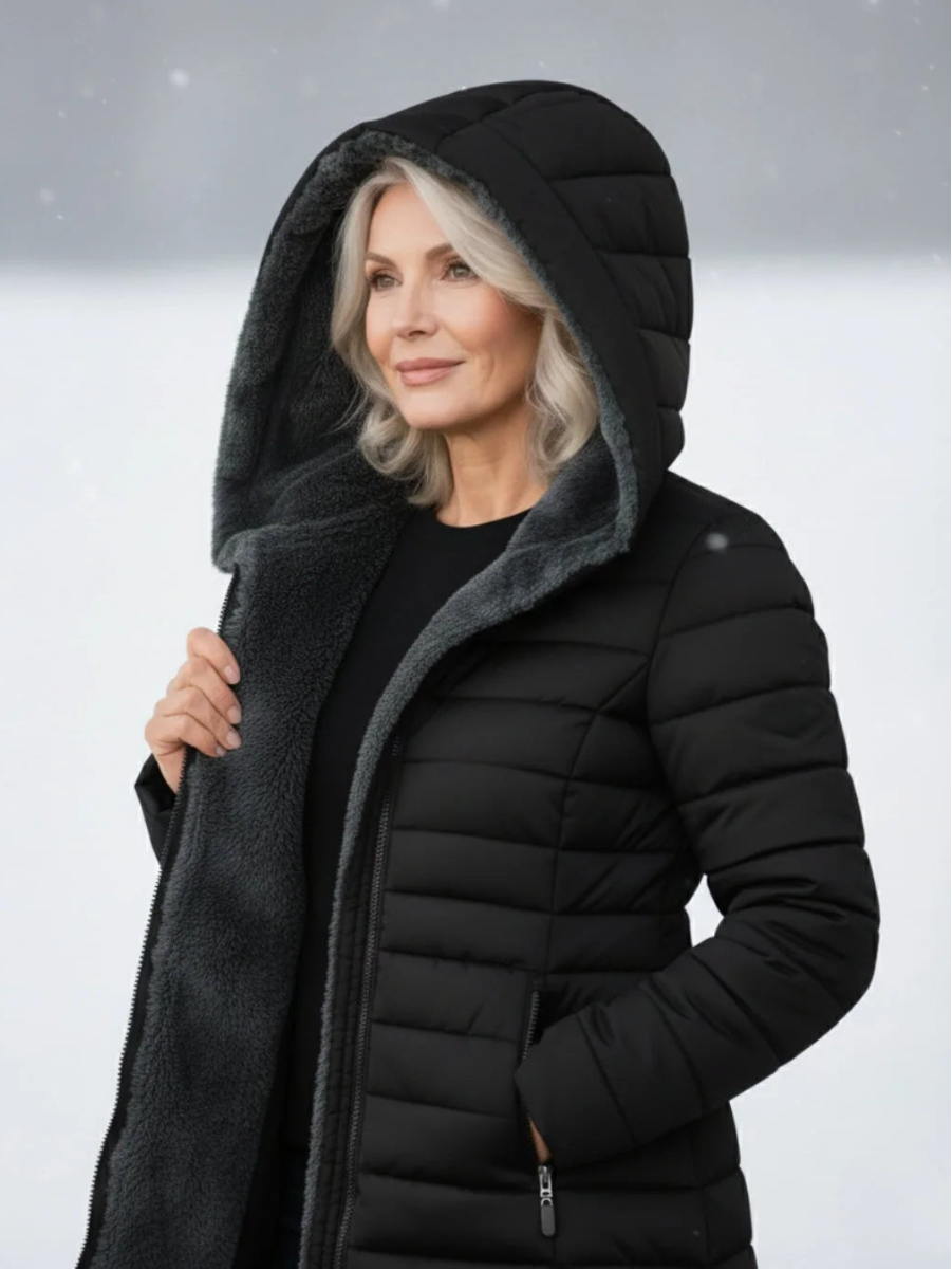 Quilted Hooded Winter Jacket
