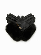 Faux Fur Cuff Gloves