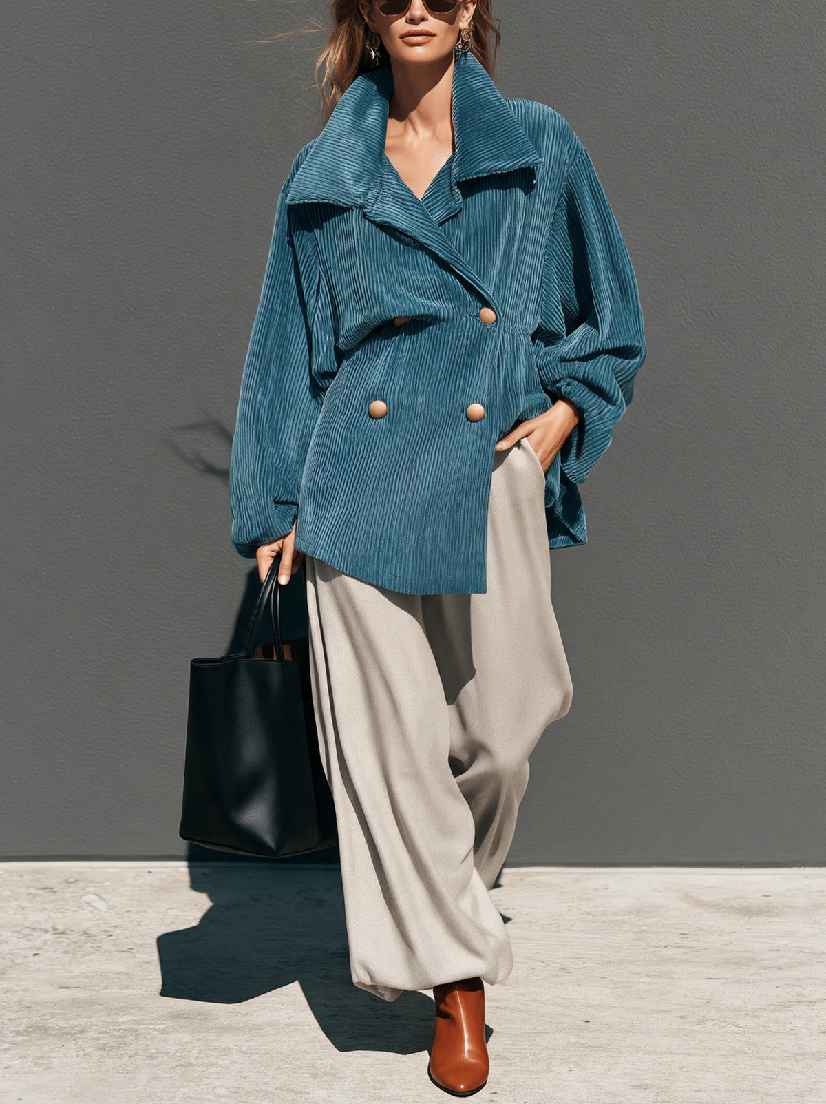 Corduroy Long-sleeve Jacket