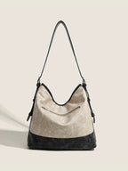 Fashionable Color-block Handbag