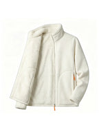 Relaxed Mock Neck Full-Zip Jacket