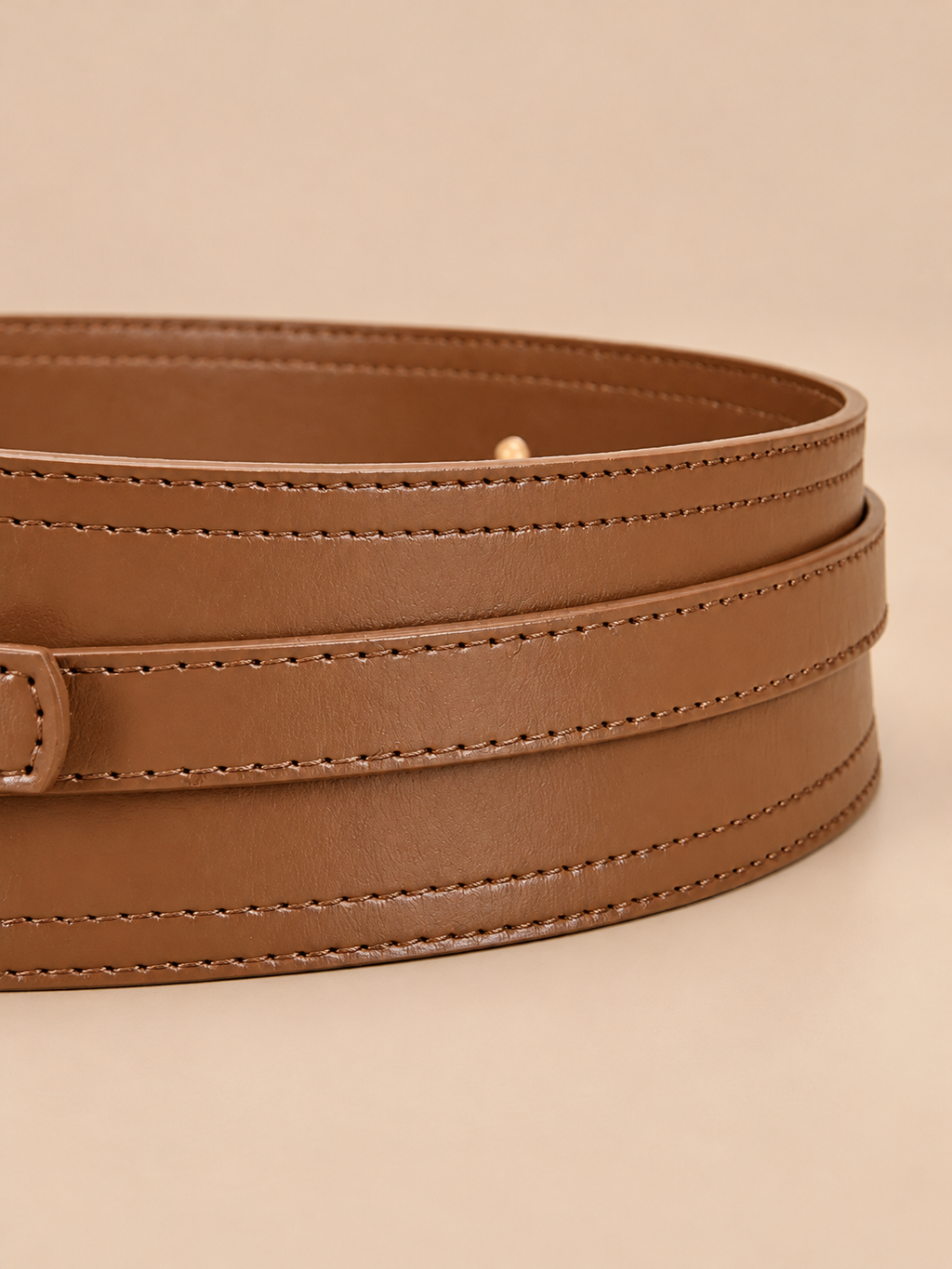 Fashionable Imitation Leather Harness Wide Belt