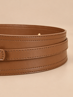 Fashionable Imitation Leather Harness Wide Belt