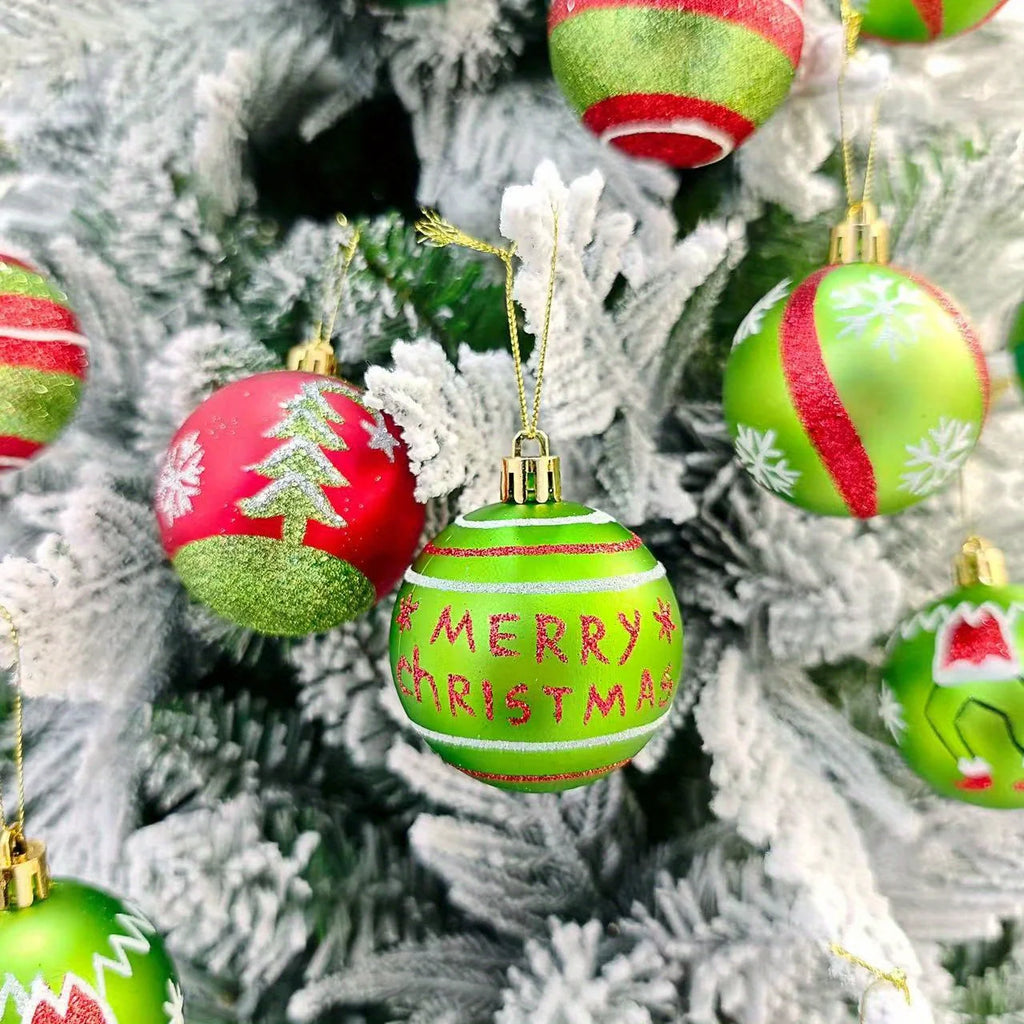 46PCS Christmas Tree Ornament Set | Holiday Decorations