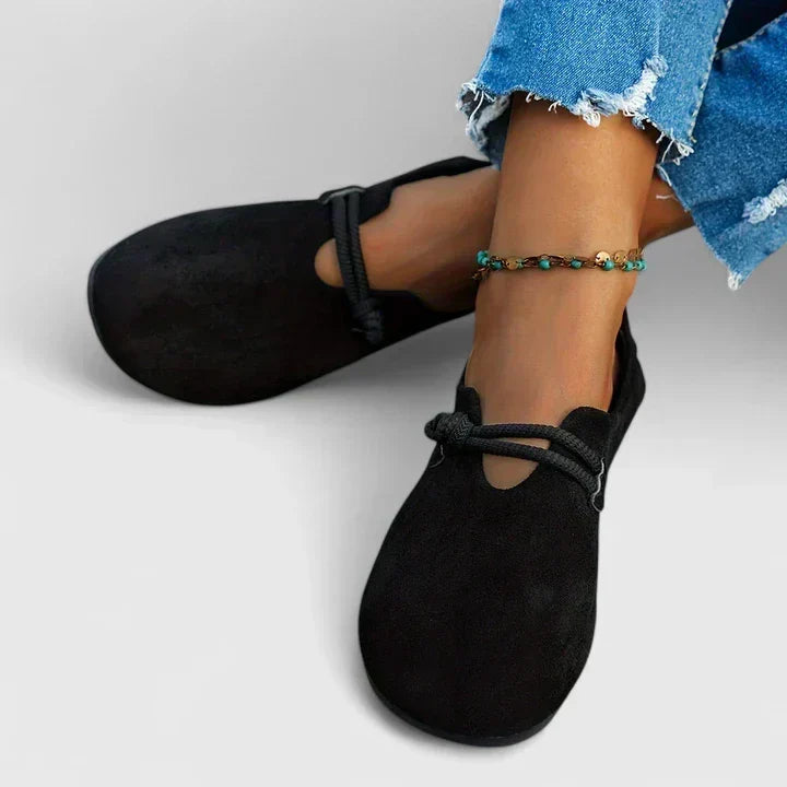 Mocasines ortopédicos casuales con nudo de cuerda