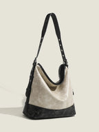 Fashionable Color-block Handbag