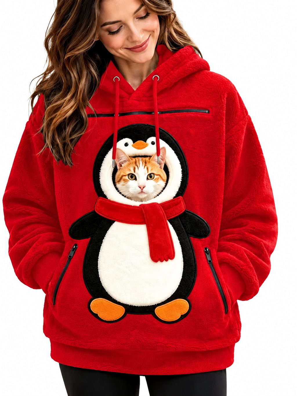 Christmas Pet Pouch Hoodie