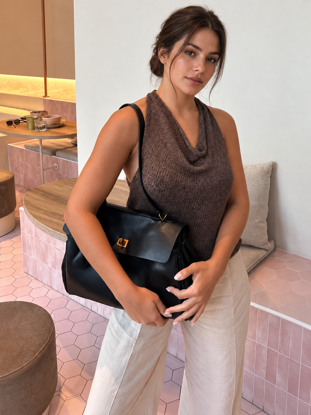 Vintage Classic Leather Handbag