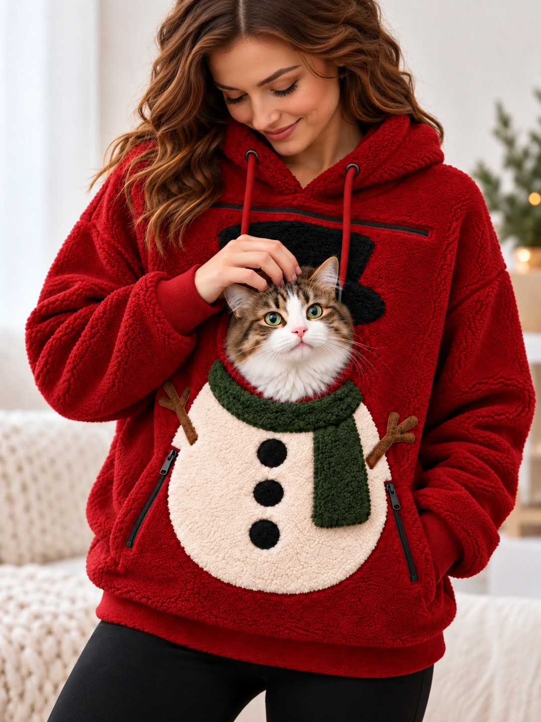 Christmas Pet Pouch Hoodie