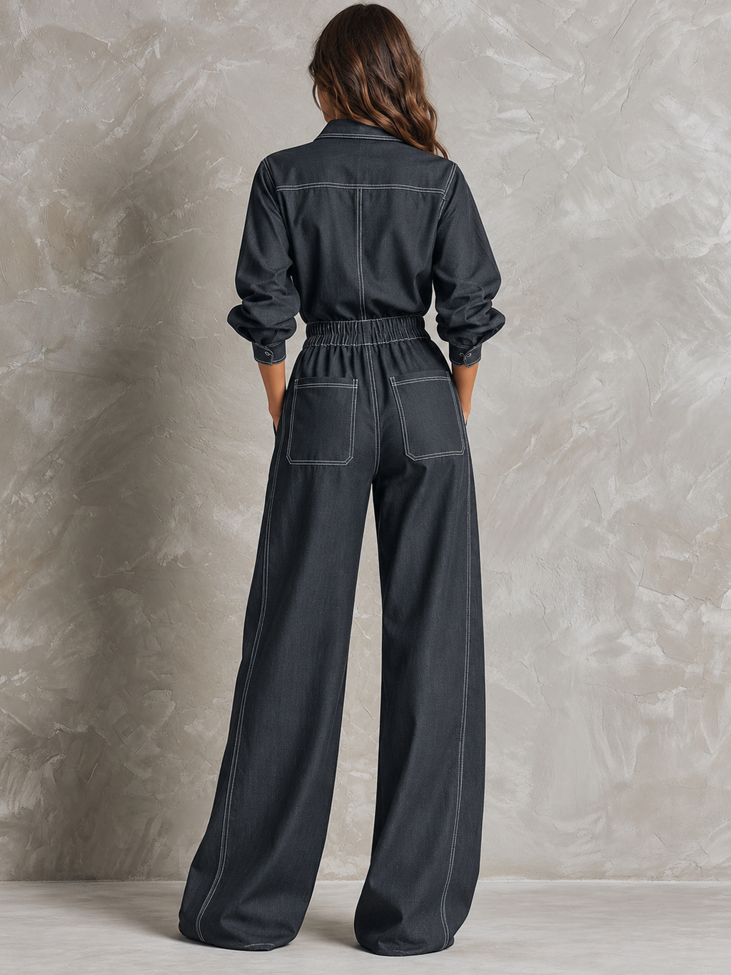 Utility Wide Leg Jumpsuit