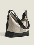 Fashionable Color-block Handbag