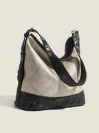 Fashionable Color-block Handbag