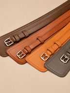 Fashionable Imitation Leather Harness Wide Belt