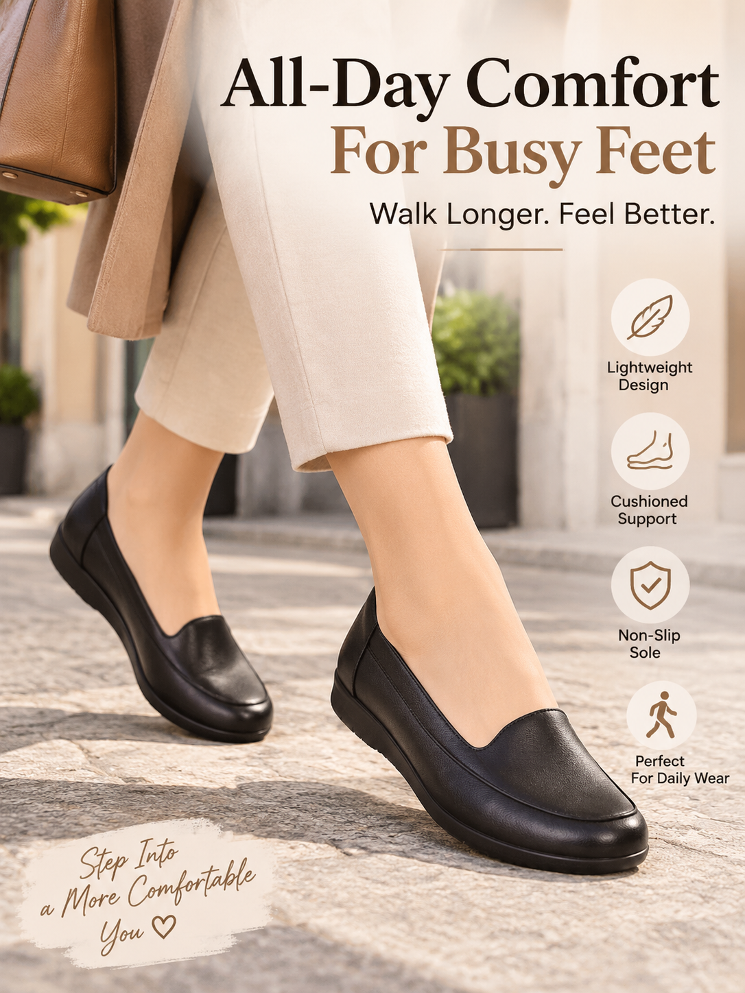 Soft and Comfortable Leather Shoes for Women