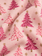 Christmas Tree Print Embellished Knit Sweater