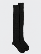 Cable Knit Over the Knee Socks