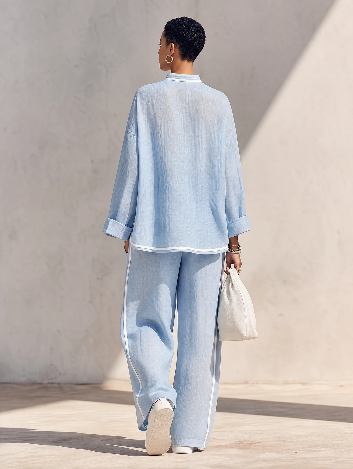Zip Neck Relaxed Lounge Set