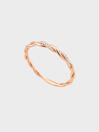 Rose Braided Ring