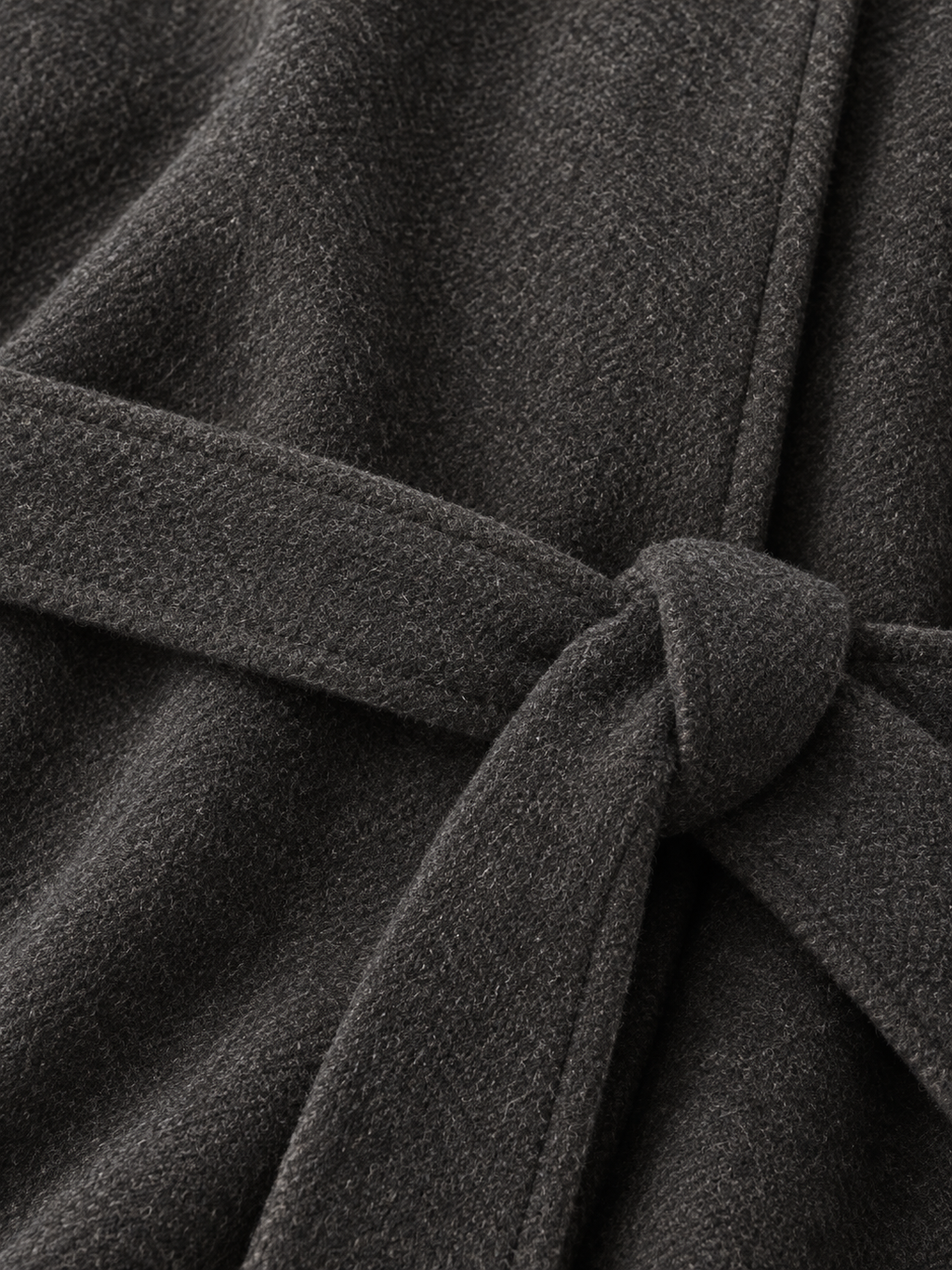 Oversized Belted Long Coat