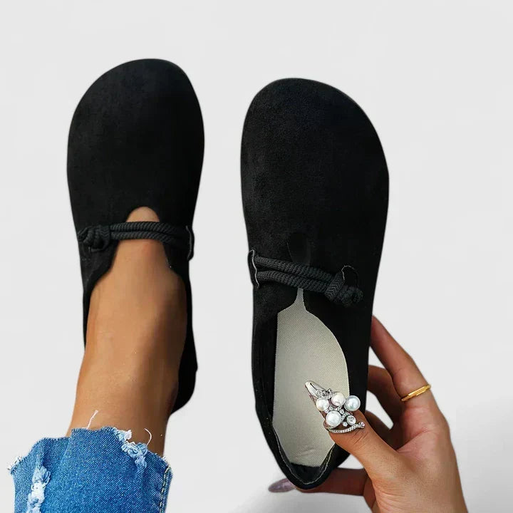 Mocasines ortopédicos casuales con nudo de cuerda