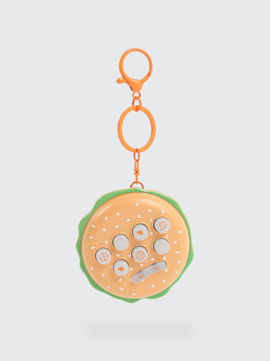Hamburger Game Keychain