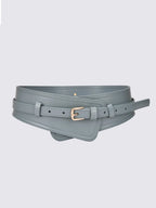 Fashionable Imitation Leather Harness Wide Belt