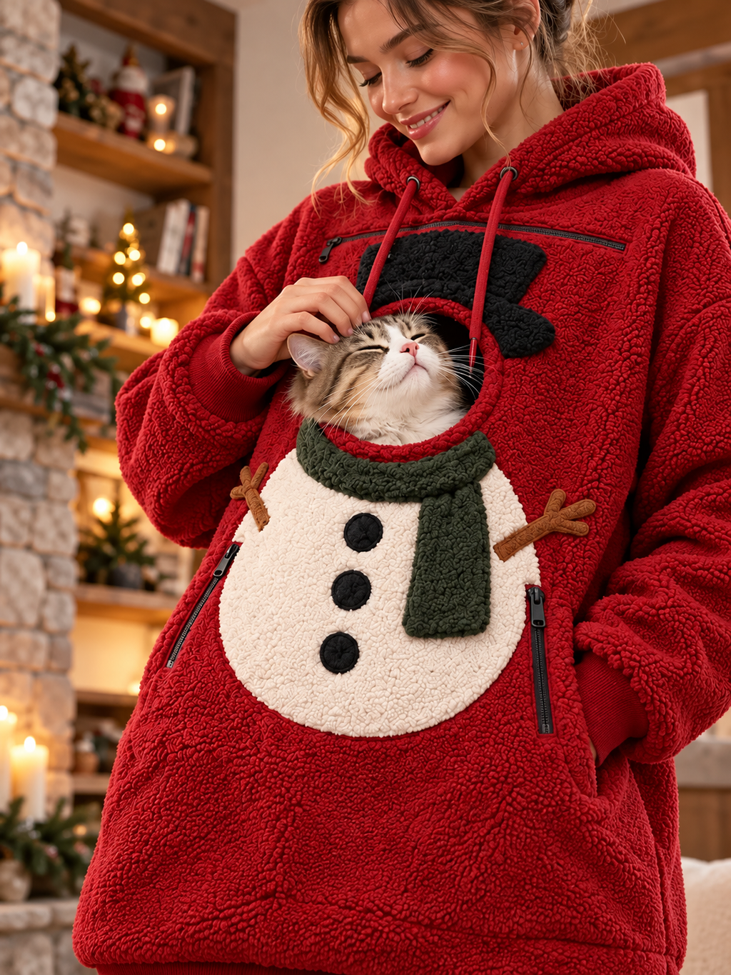 Christmas Pet Pouch Hoodie