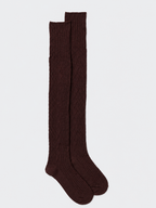 Cable Knit Over the Knee Socks