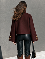 Casual Chanel-style Long-sleeved Tweed Jacket