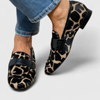 Animal-Print Premium Orthopedic Loafers