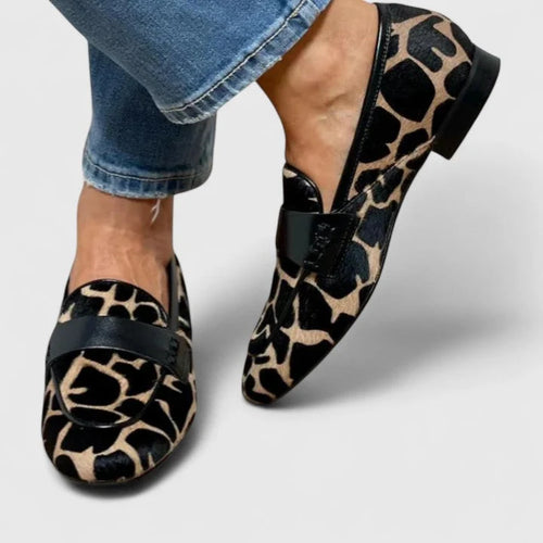 Animal-Print Premium Orthopedic Loafers