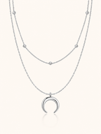 Double Necklace with Moon