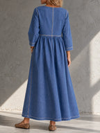 Vestido midi de mezclilla vintage