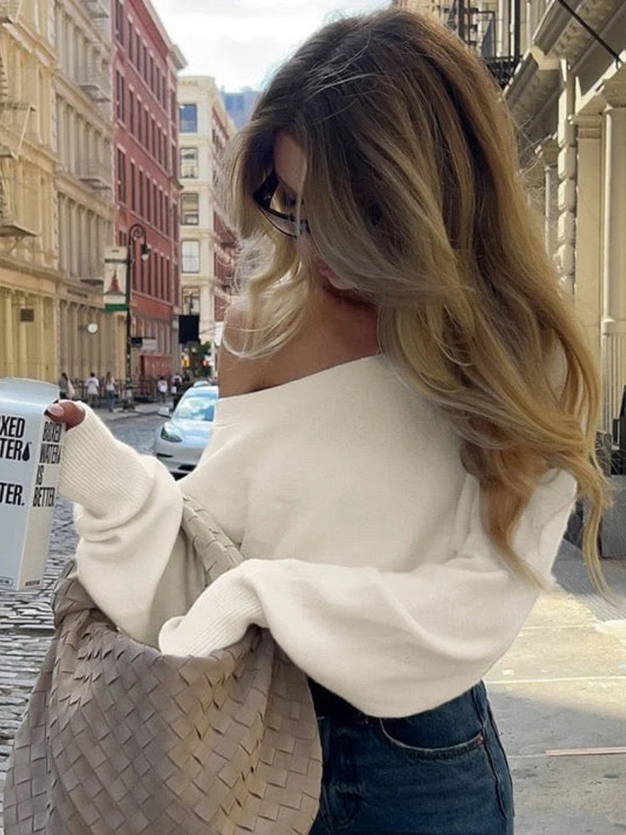 Soft Knit Off-the-Shoulder