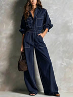 Utility Wide Leg Jumpsuit