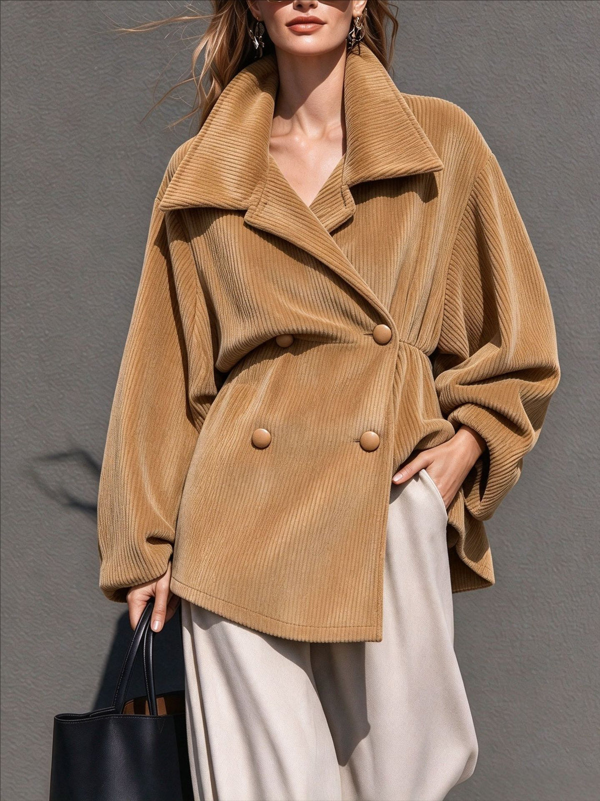Corduroy Long-sleeve Jacket