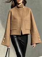 Casual Chanel-style Long-sleeved Tweed Jacket