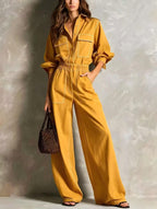Utility Wide Leg Jumpsuit