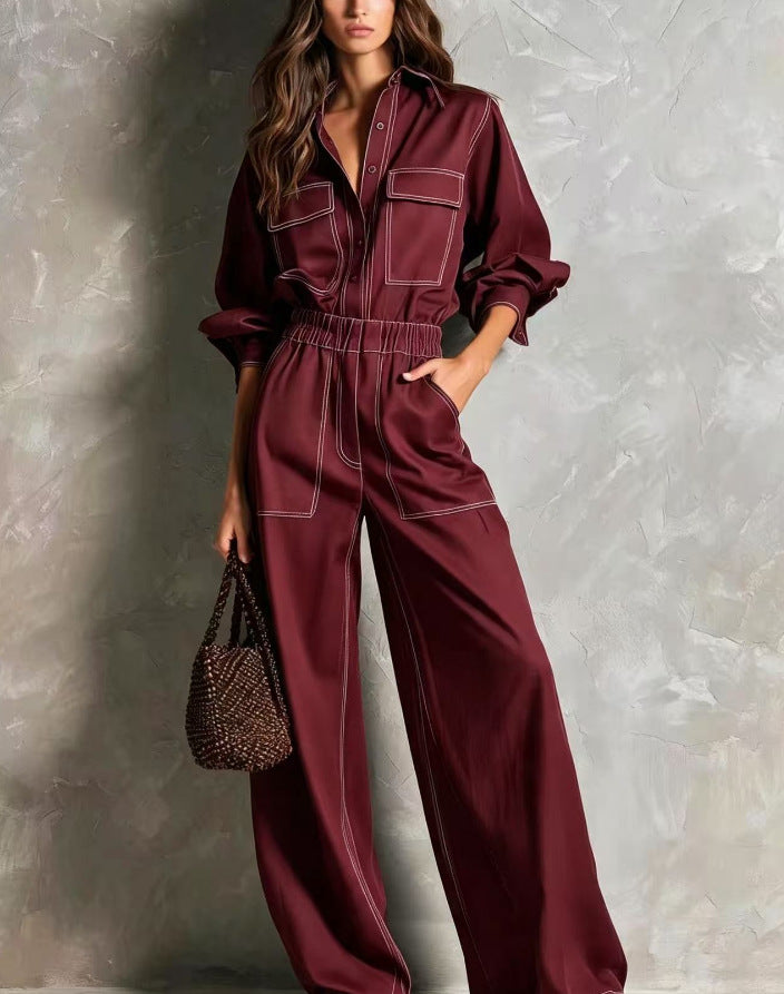 Utility Wide Leg Jumpsuit