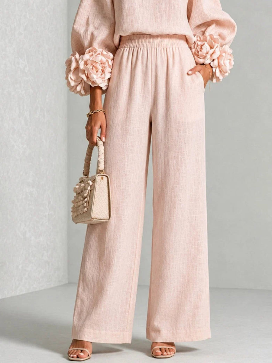 FLORAL CUFF TWO PIECE SET